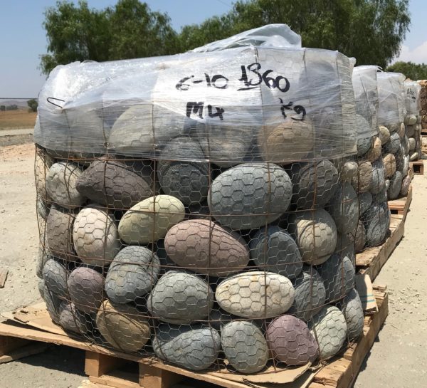 Mixed Beach Pebbles - Pineapple 8