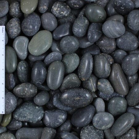 Polished Black Mexican Beach Pebbles