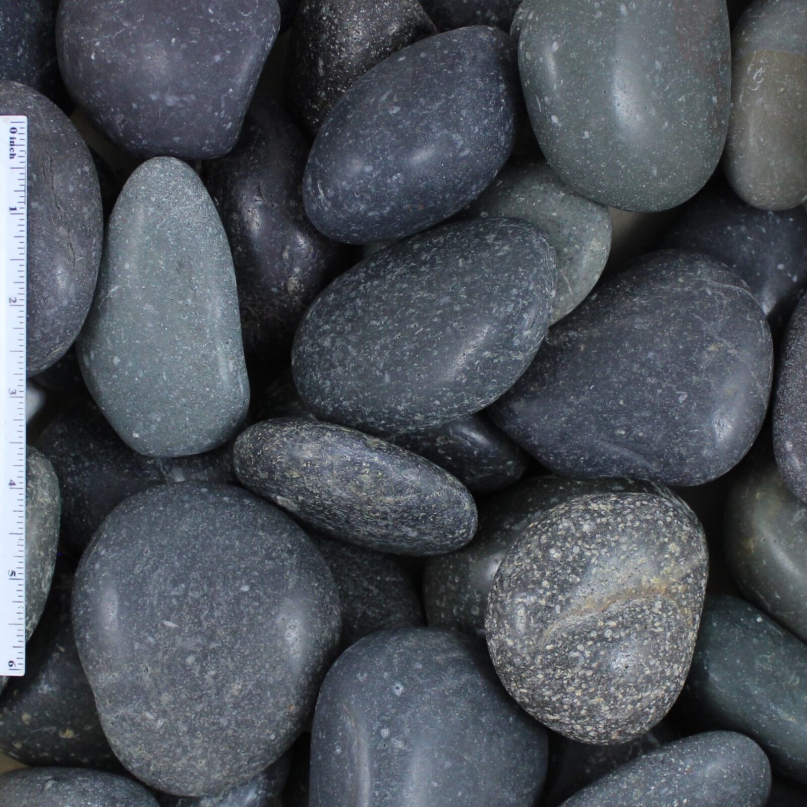 Polished Black Mexican Beach Pebble 2 Polished Black Mexican Beach Pebble 2