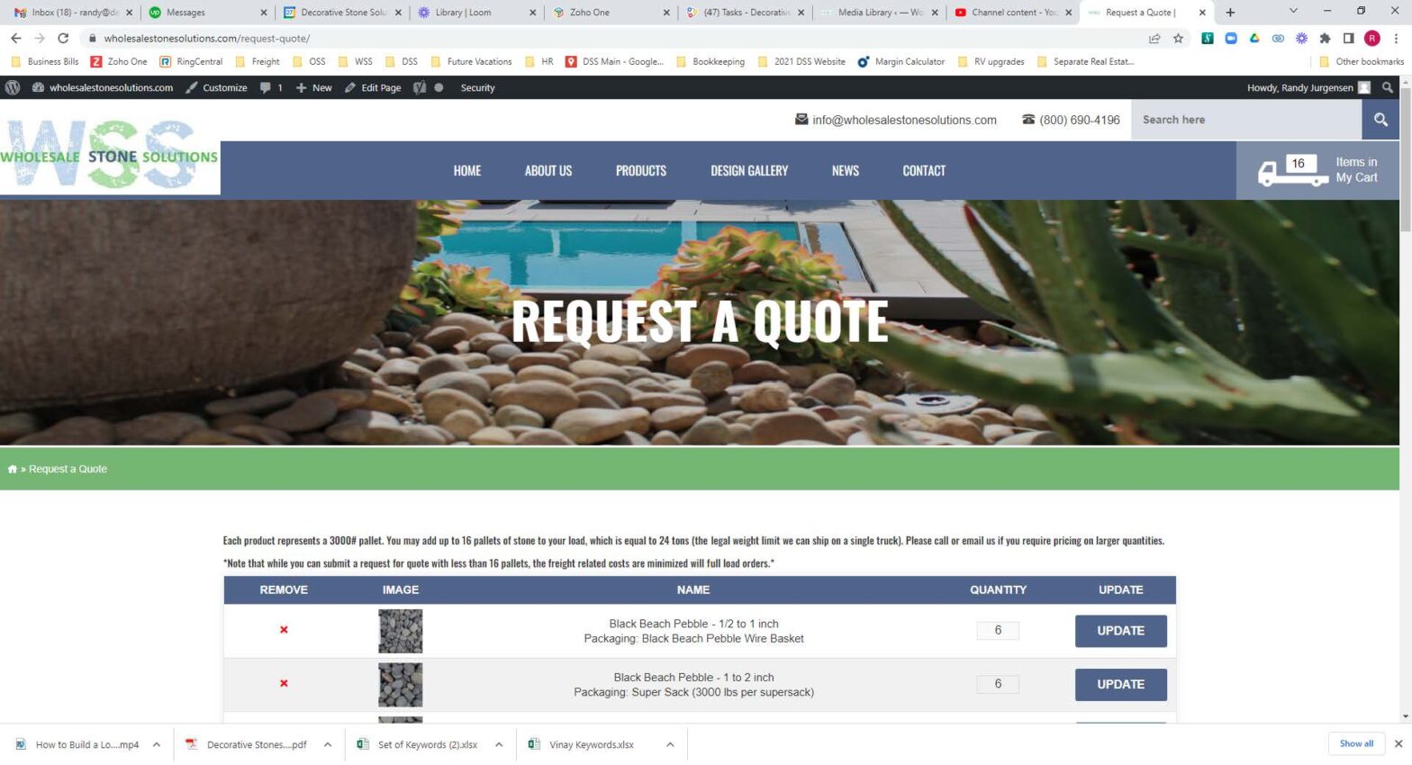 Request a quote full truckload