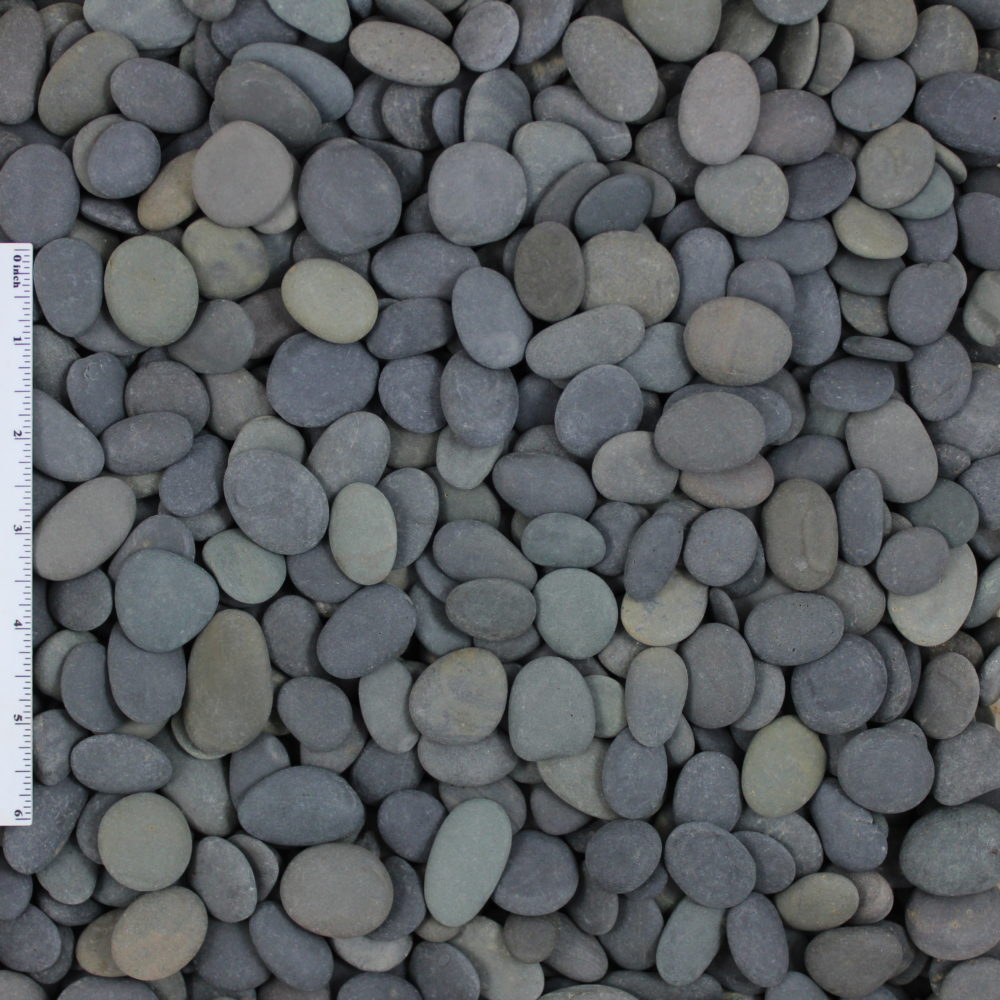 Black Beach Pebble Buttons