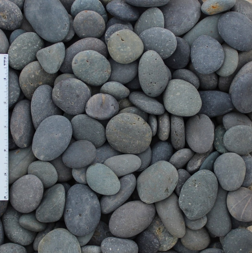Black Mexican Beach Pebble Premium 1/2 to 1 inch